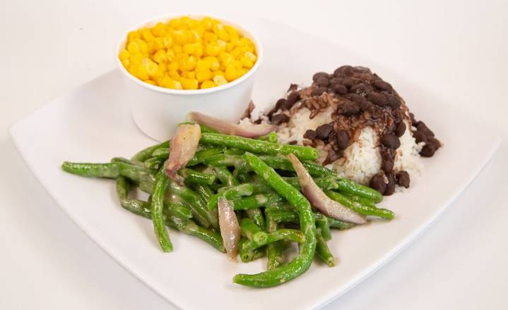 Order Veggie Plate food online from Alpaca Peruvian Chicken store, Garner on bringmethat.com