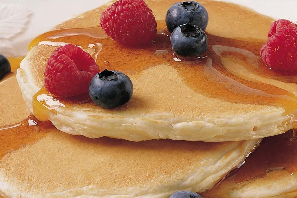 Order Morning Flapjacks Special food online from Stella Blue Bistro store, Huntington on bringmethat.com