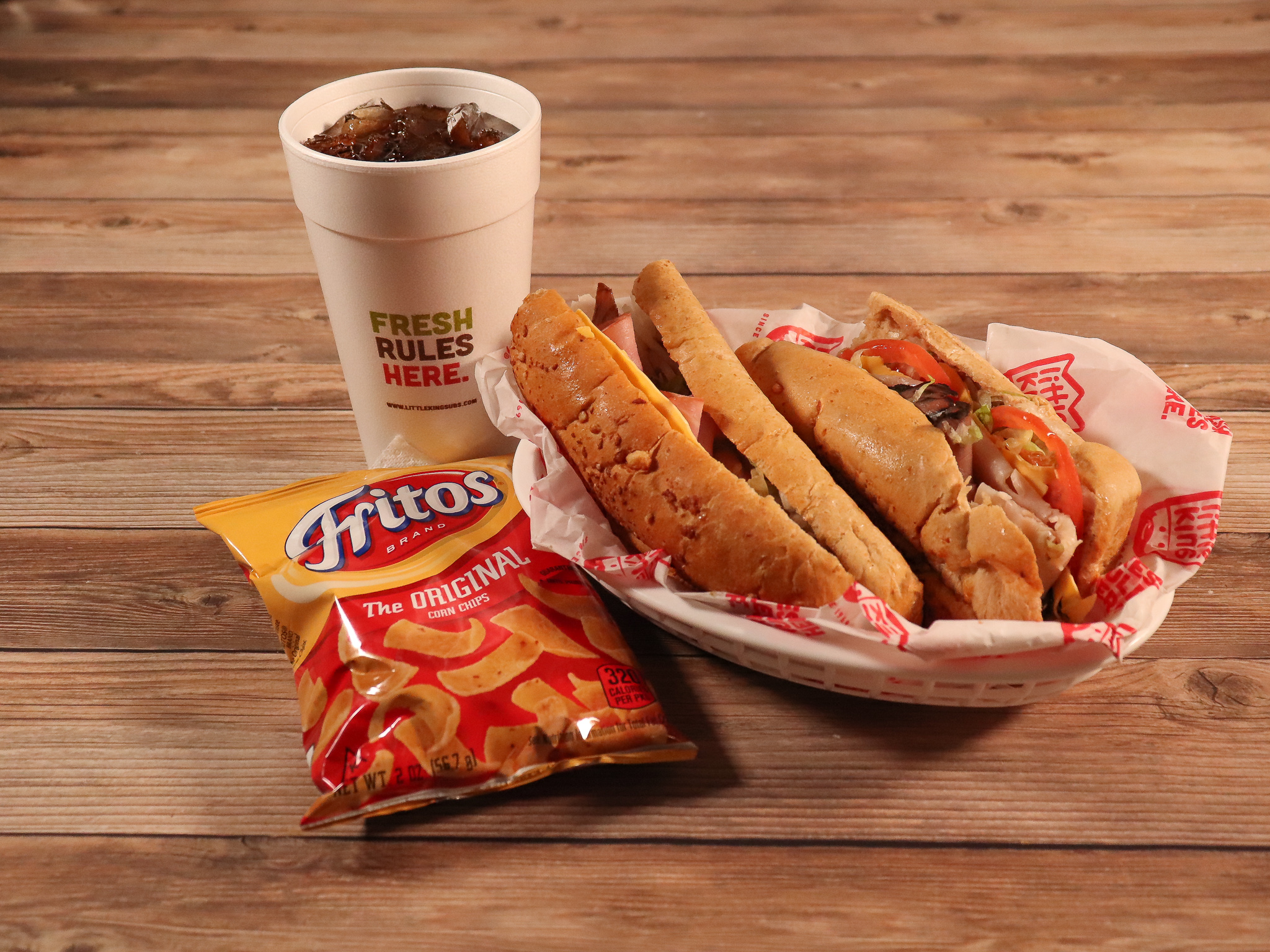 Order 3. Club King Combo food online from Little King's store, Omaha on bringmethat.com