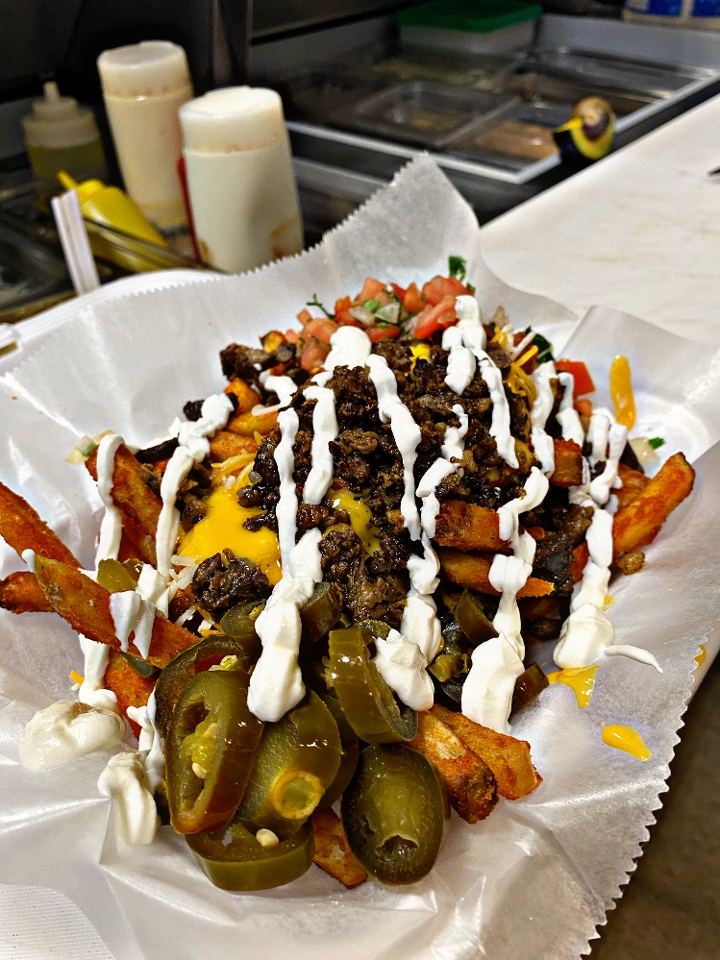 Order ASADA FRIES food online from Chile Y Limón store, Indianapolis on bringmethat.com