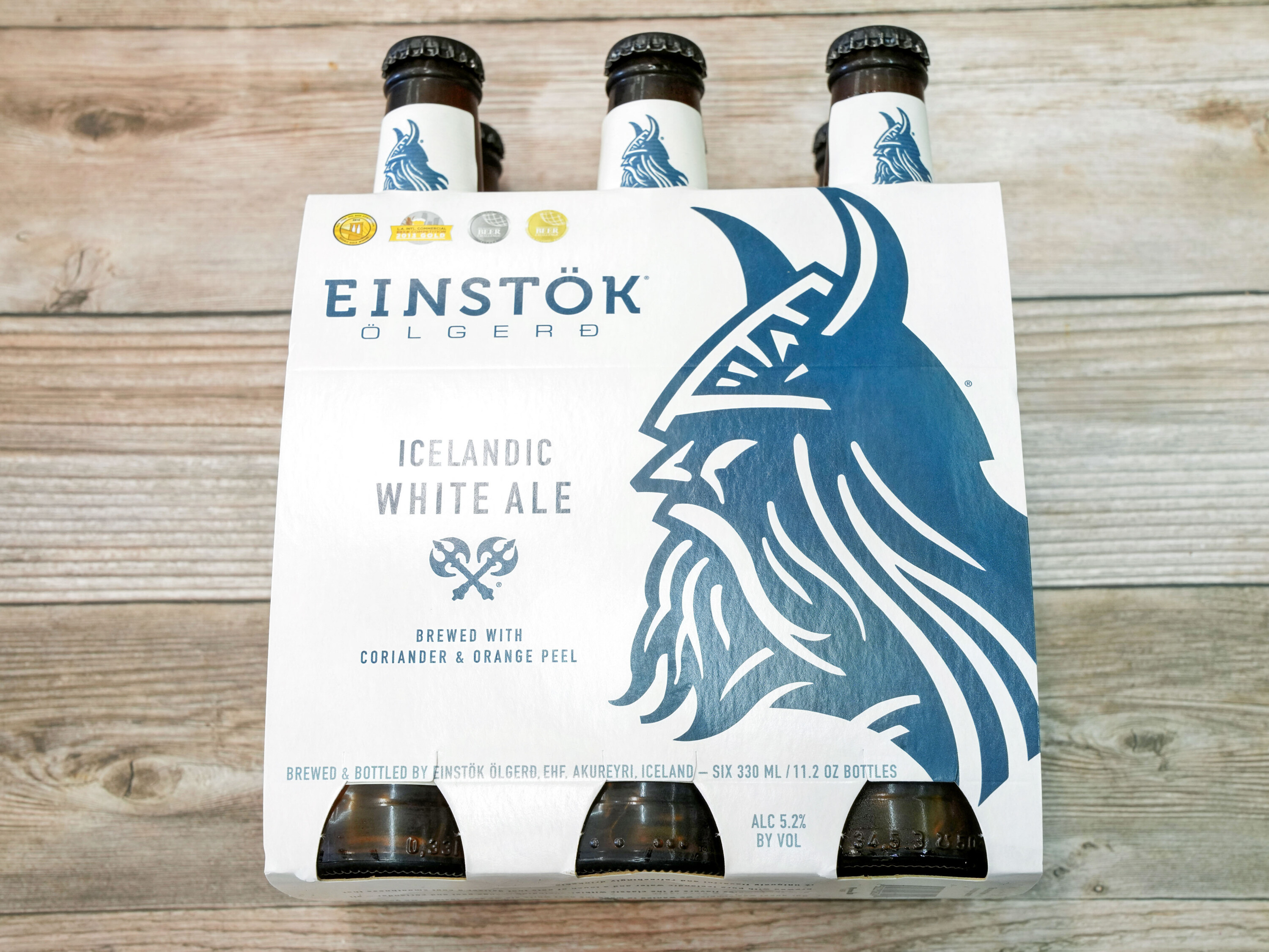 Order Einstock White Ale, 6 Pack Bottle food online from Holiday Liquor Market store, Los Angeles on bringmethat.com
