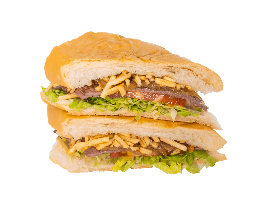 Order Pan Con Bistec food online from Cao Bakery & Café store, Miami on bringmethat.com