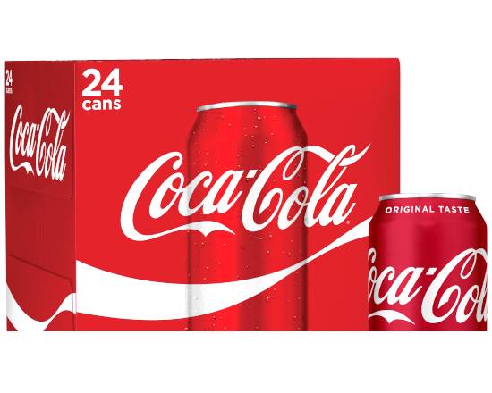 Order Coca Cola (24 Cans) food online from World Fresh Market store, Chicago on bringmethat.com