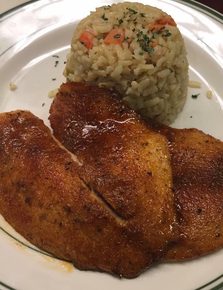 Order Baked Cajun Tilapia food online from Gibby's store, Frankfort on bringmethat.com