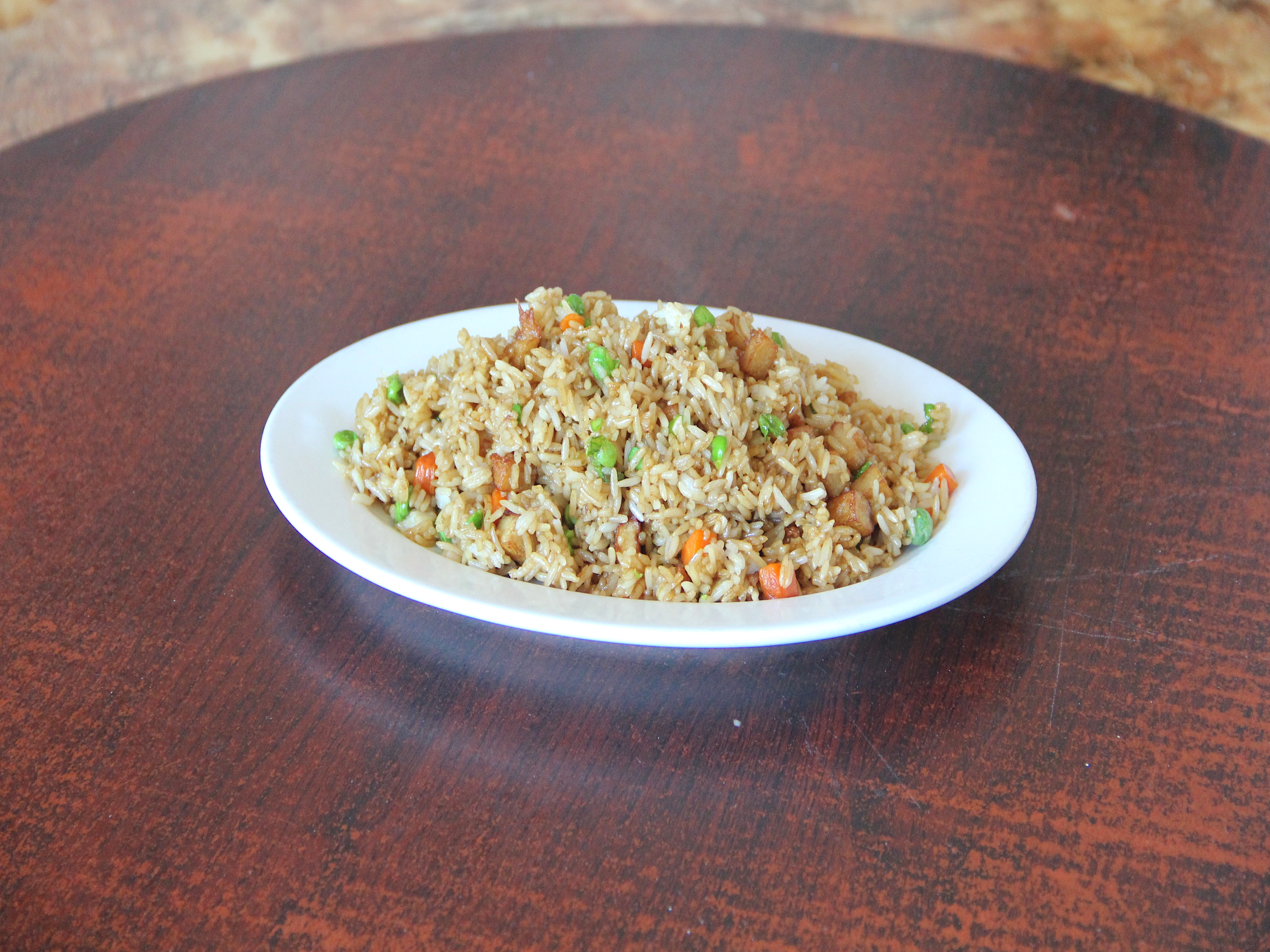 Order Veggie Chicken Fried Rice food online from House Of Fortune Vegetarian store, Chino on bringmethat.com