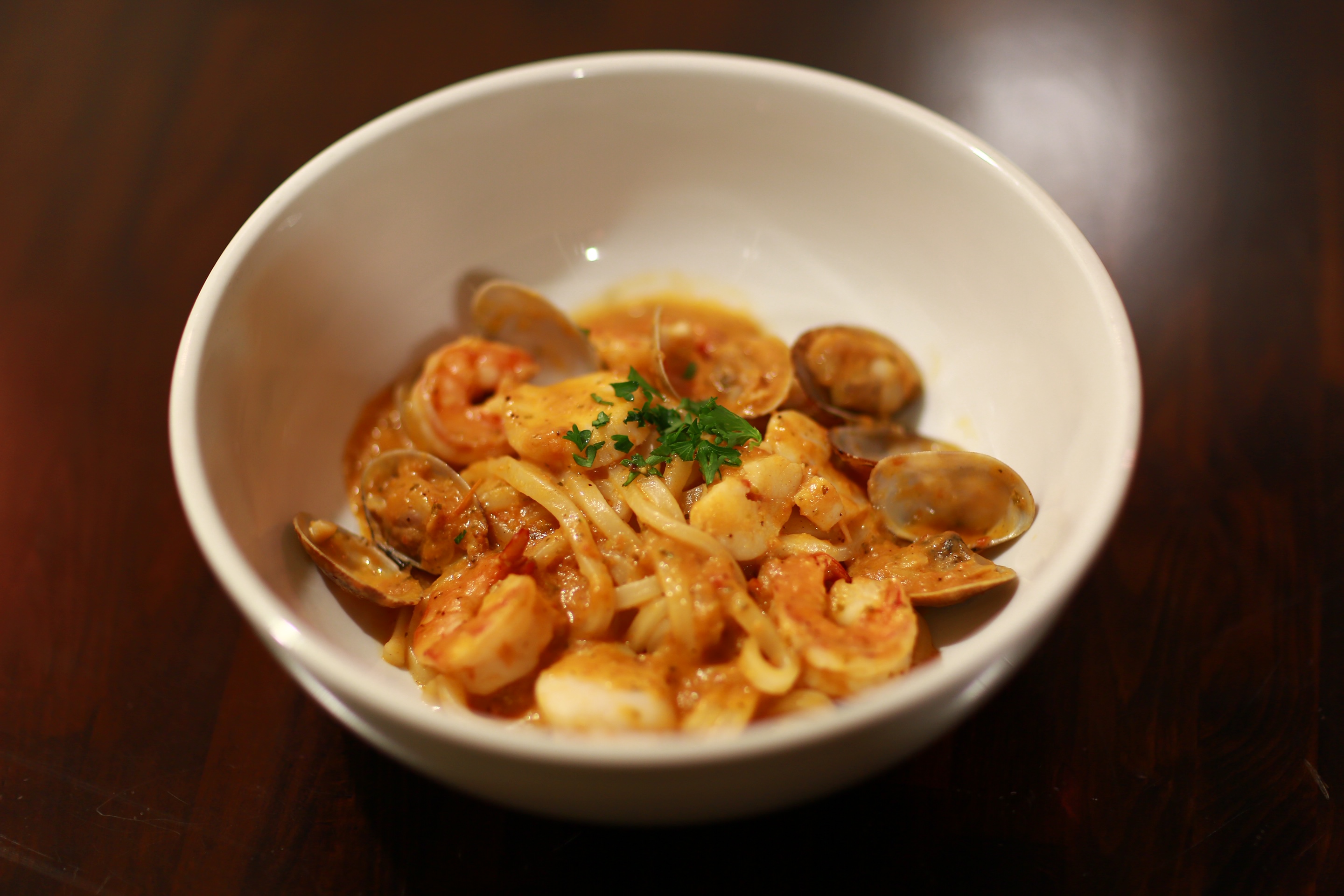 Order Pescatore Udon food online from Kanpai Japanese Sushi Bar &amp; Gril store, Santa Monica on bringmethat.com