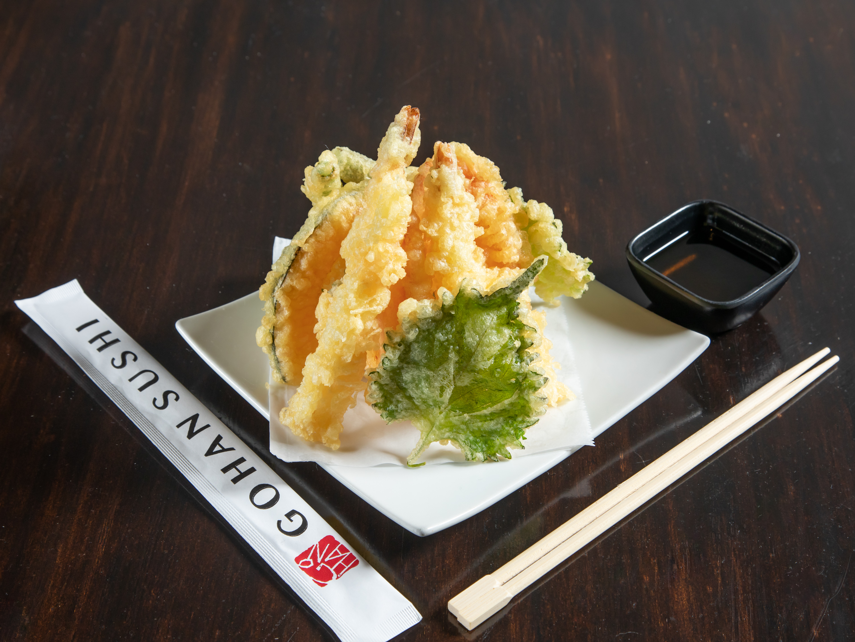 Order Mixed Shrimp and Vegetable Tempura Udon food online from Gohan Sushi store, Tustin on bringmethat.com