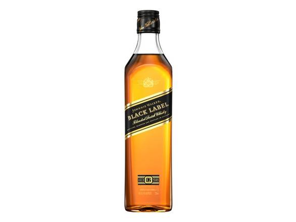 Order Johnnie Walker Black Label Blended Scotch Whisky - 200ml Bottle food online from Josh Wines & Liquors Inc store, New York on bringmethat.com