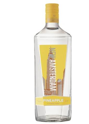 Order New Amsterdam Pineapple Flavored Vodka - 1.75L Bottle food online from Windy City Liquor Market store, El Cajon on bringmethat.com