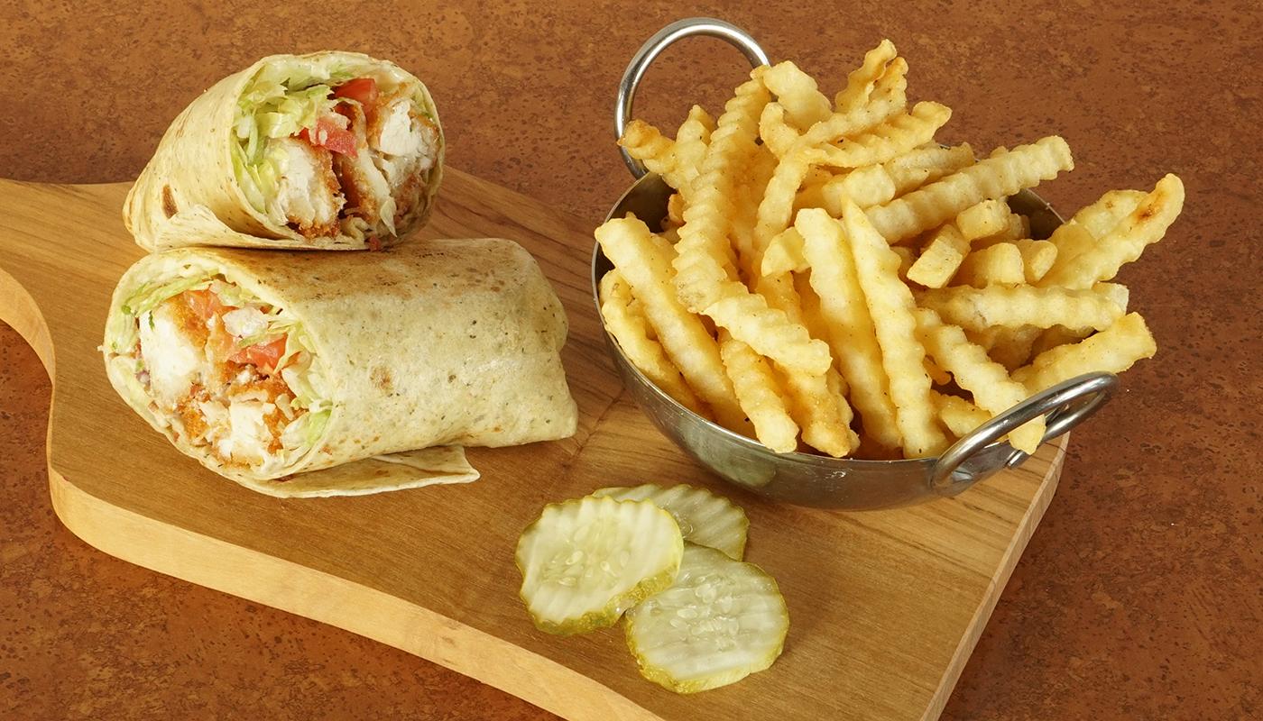 Order Chicken Bacon Ranch Wrap food online from Wild Bill's Sports Saloon store, Blaine on bringmethat.com