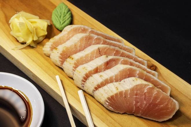 Order Albacore Sashimi (6 pcs) food online from Blue Fish Sushi & Teriyaki store, Huntington Park on bringmethat.com