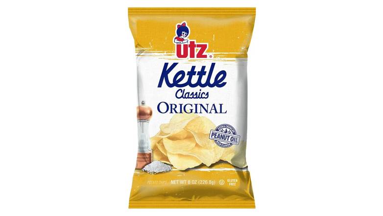 Order Utz Kettle Classics Potato Chips, Original food online from Red Roof Market store, Lafollette on bringmethat.com