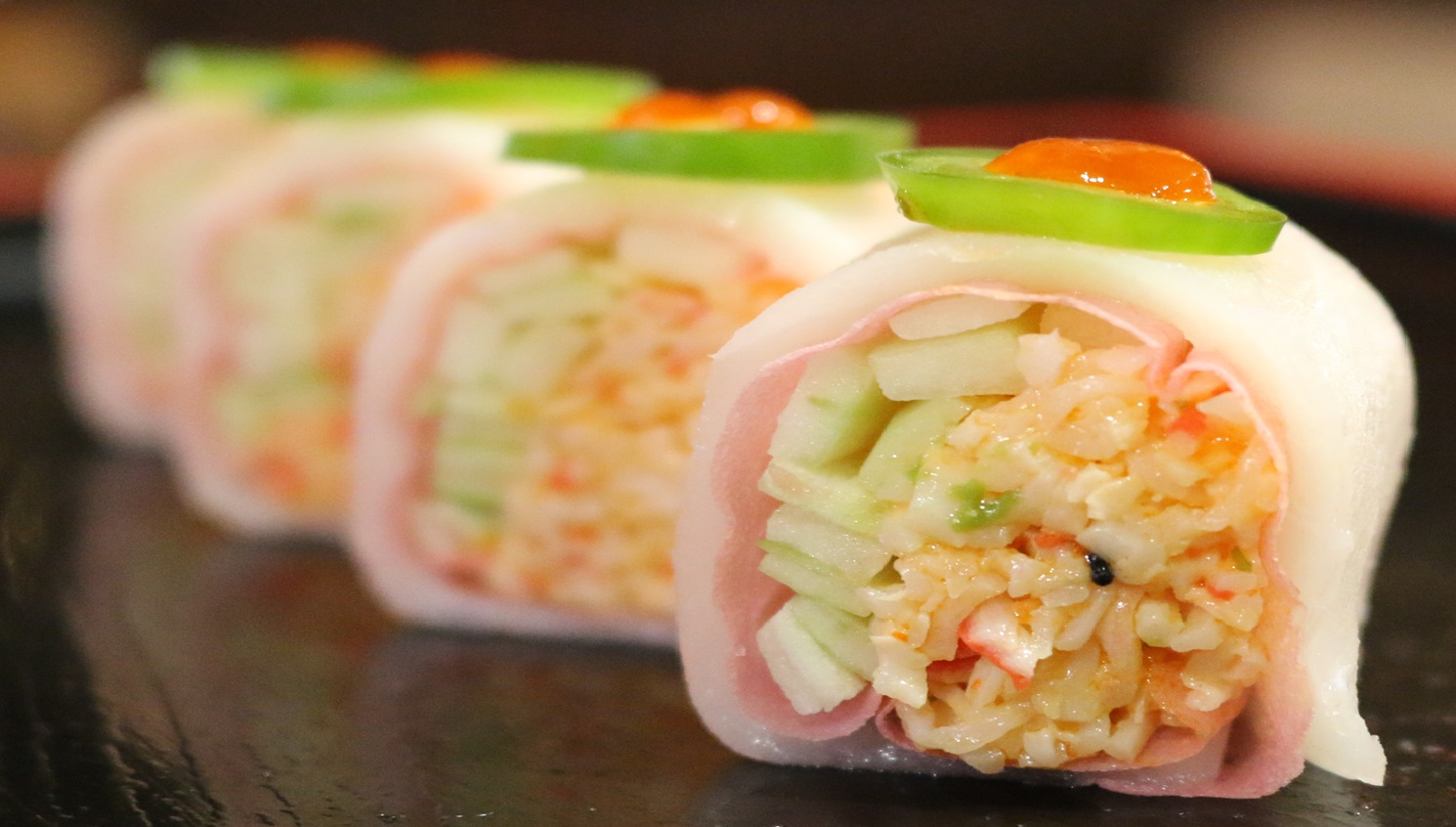 Order Snow White Roll food online from Kaze Sushi & Hibachi store, Mesquite on bringmethat.com