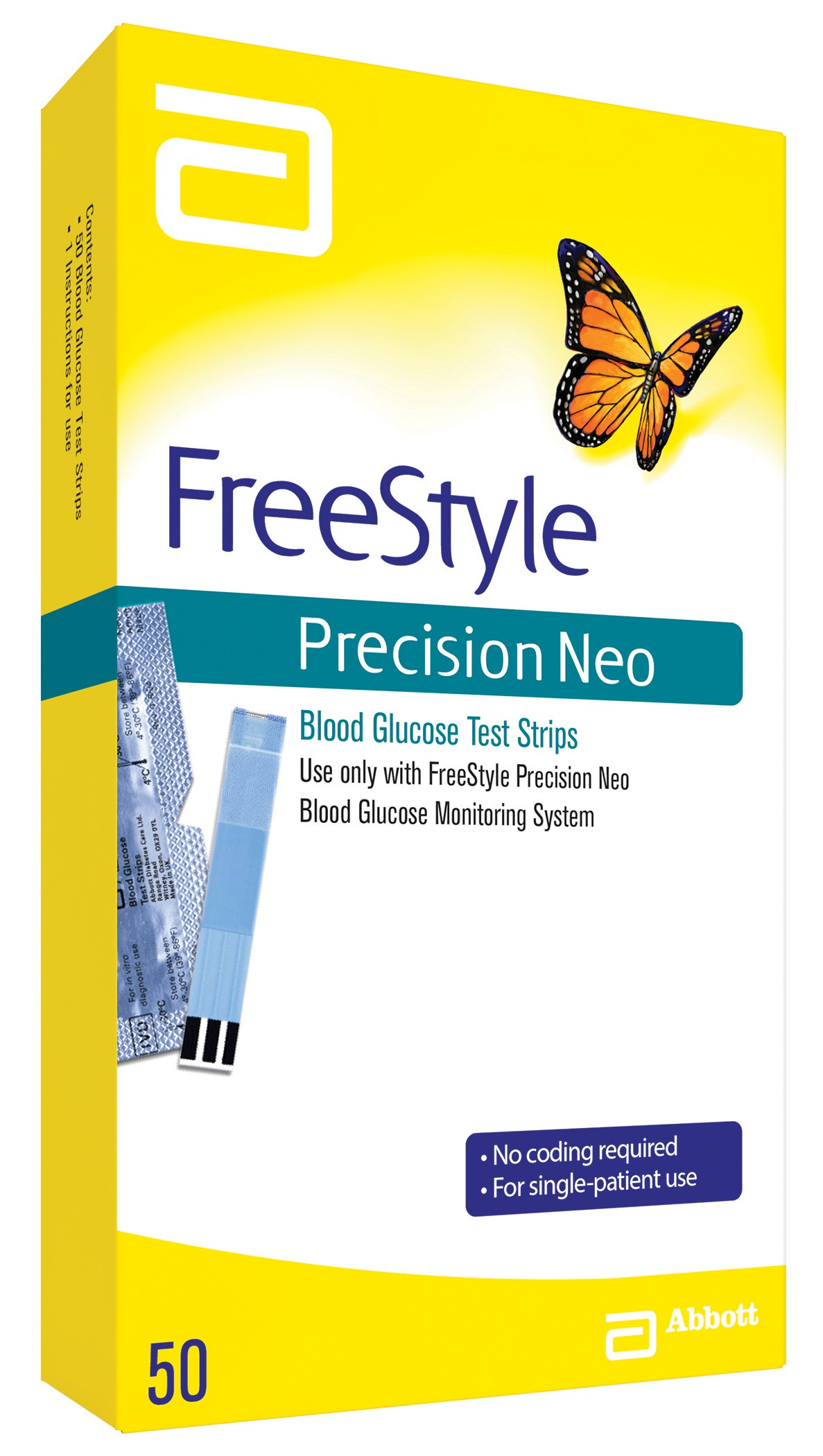 Order FreeStyle Precision Neo Test Strip, 50 Count food online from Rite Aid store, CORNING on bringmethat.com