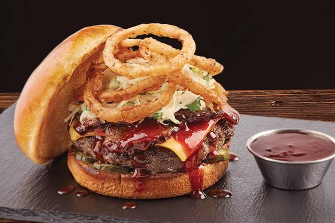 Order Texas Brisket BBQ Burger food online from The Counter store, Santa Monica on bringmethat.com