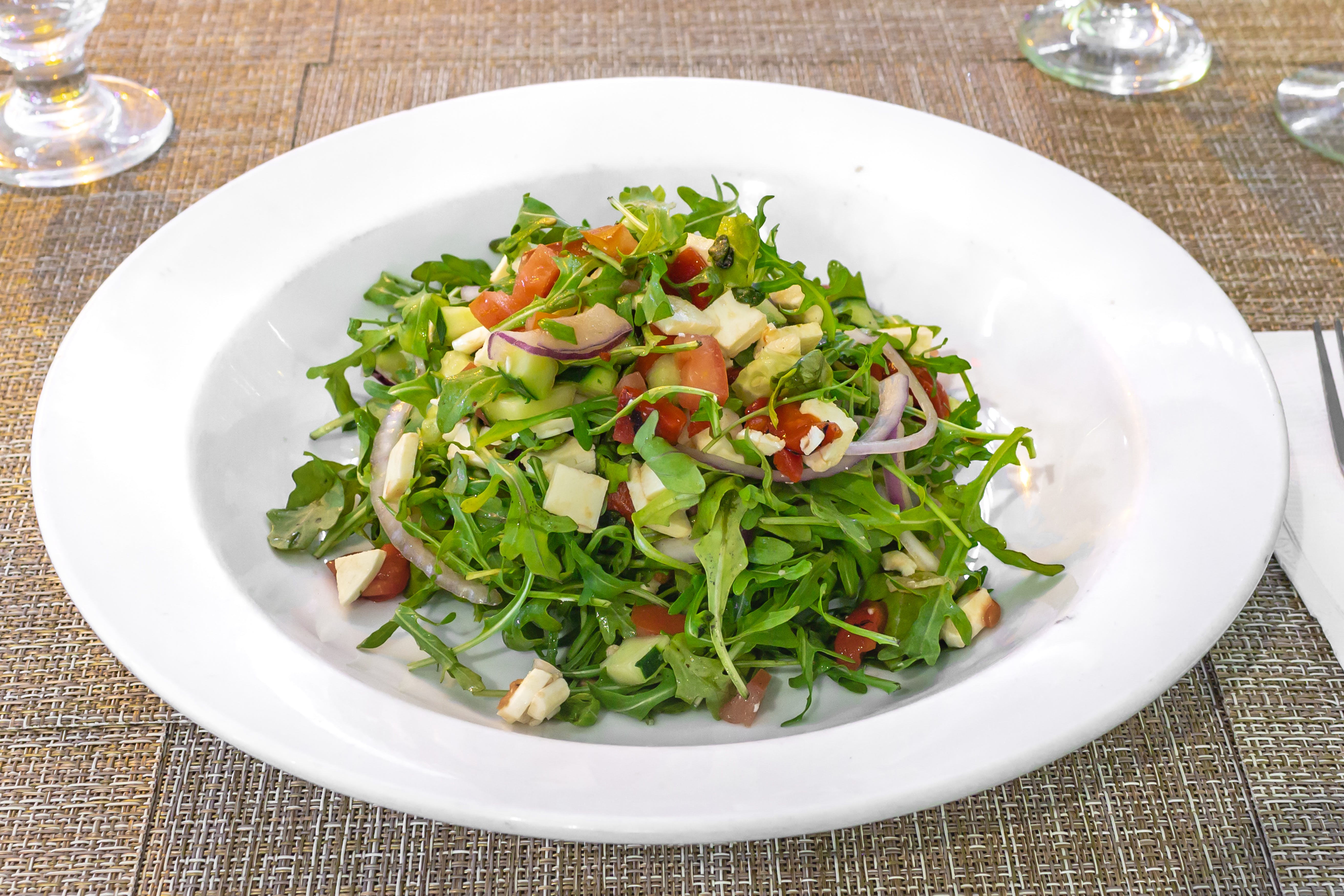 Order Arugula Salad - Salad food online from Gallery Bistro store, Clifton on bringmethat.com