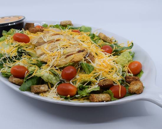 Order SPICY CHIPOTLE CHICKEN SALAD food online from PB Food Court store, San Diego on bringmethat.com