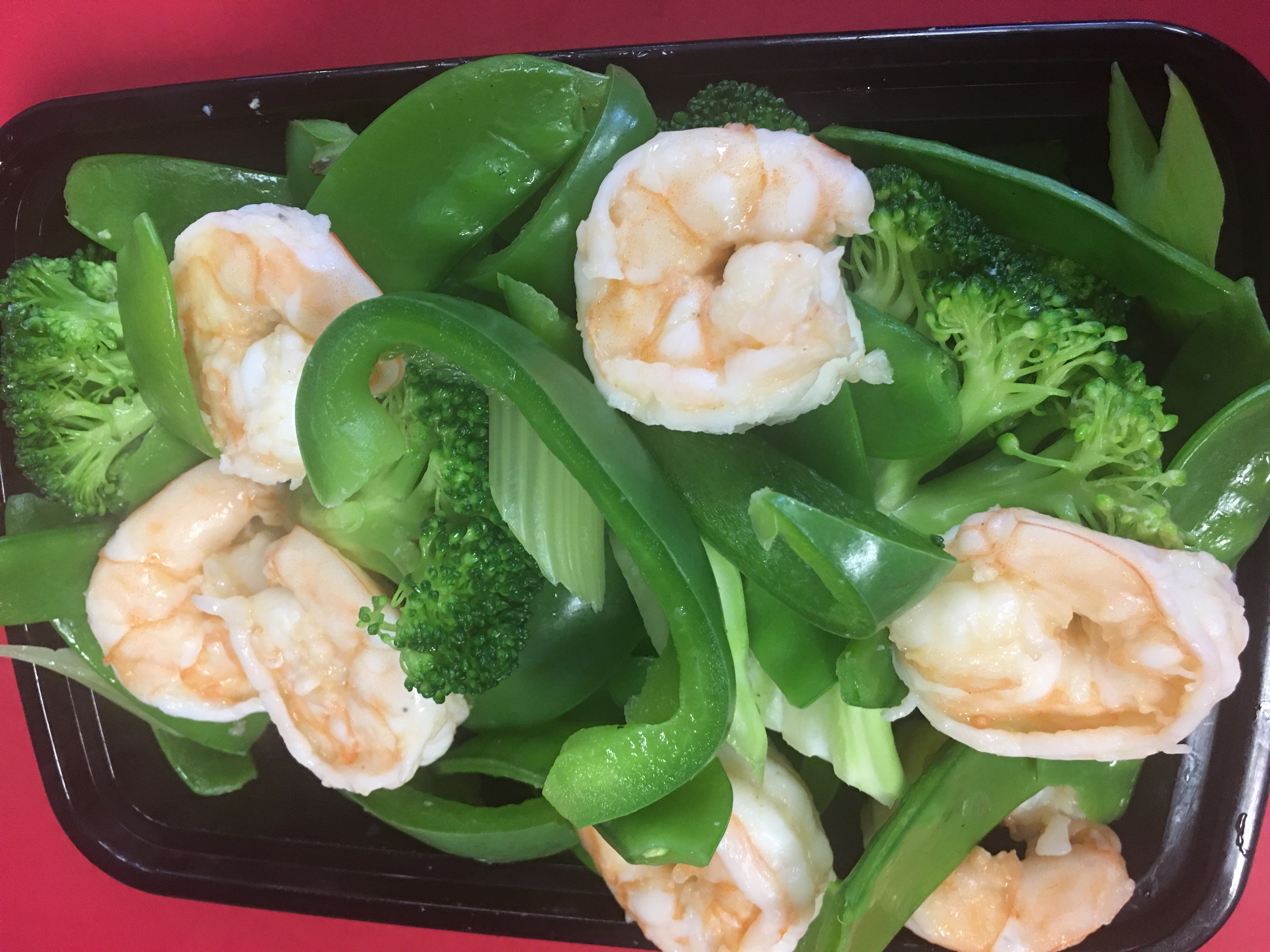 Order  D7. St. Shrimp with Green Jade  food online from China King store, King Of Prussia on bringmethat.com
