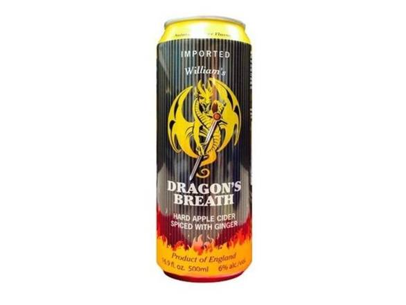 Order Williams Dragons Breath Ginger Apple Cider - 4x 500ml Cans food online from Wine Expo store, Santa Monica on bringmethat.com