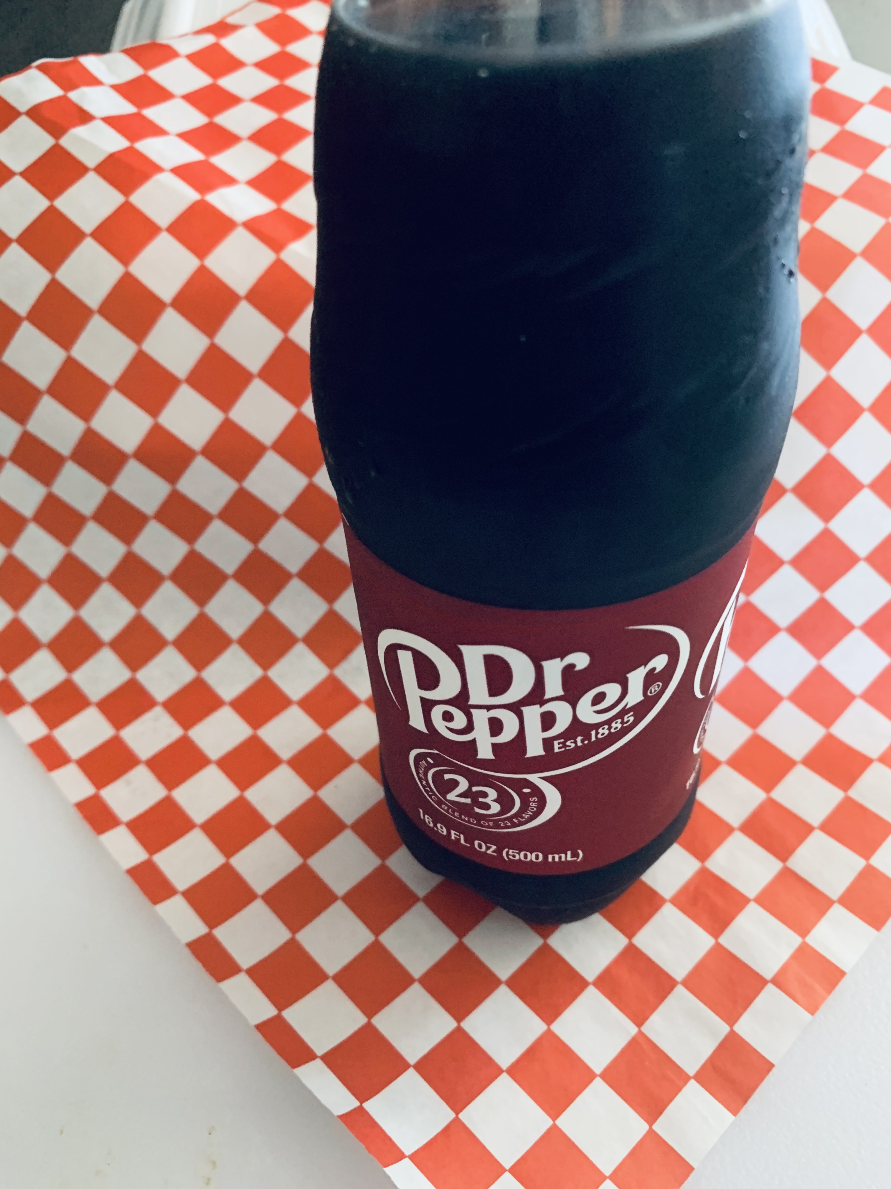 Order Dr.pepper  food online from It's A Blackburn Thing!! store, Austin on bringmethat.com