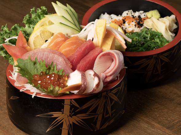 Order Chirashi Sushi food online from Zeppin Sushi LLC store, Encino on bringmethat.com