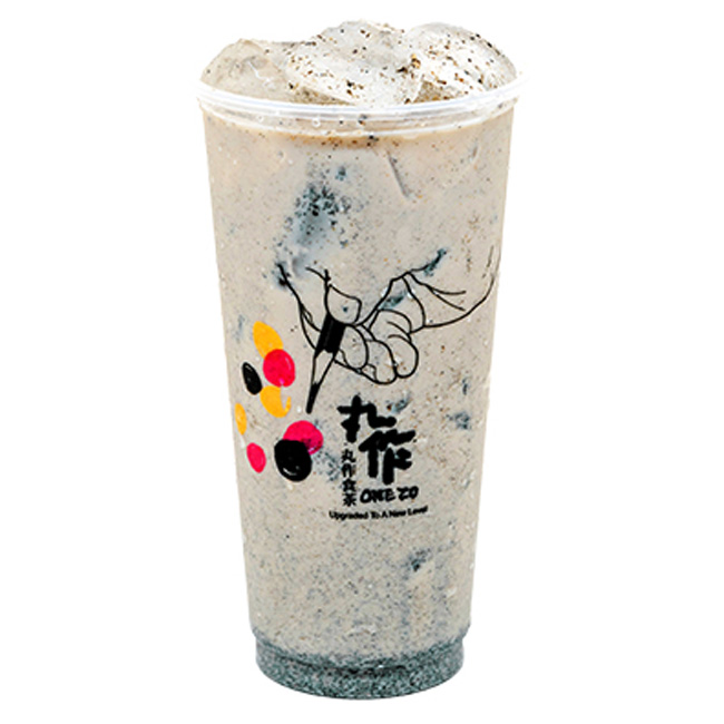 Order Black Sesame Milk Tea food online from One Zo store, Garden Grove on bringmethat.com