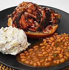 Order Pulled Pork Plate food online from Archers Bbq store, Knoxville on bringmethat.com