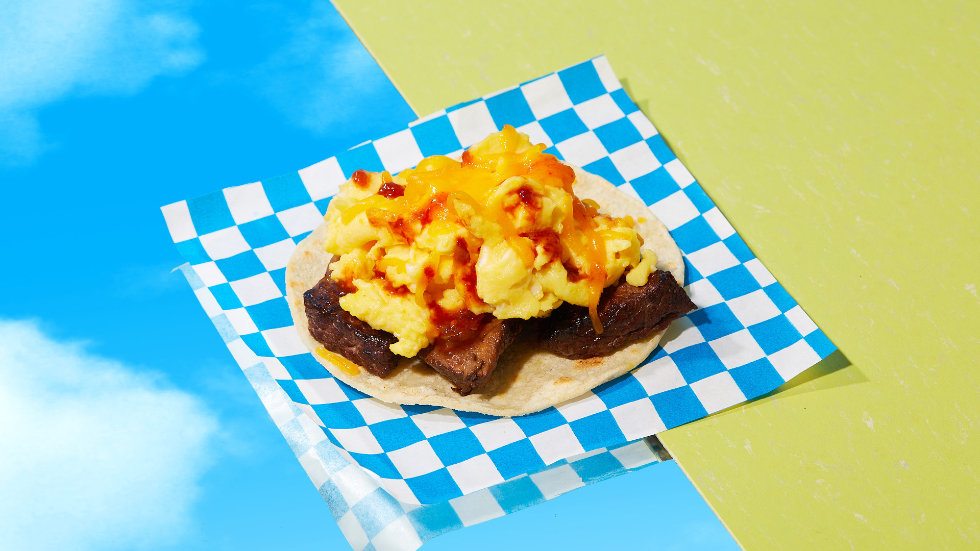 Order Brisket Breakfast Taco food online from Breakfast 1st store, Los Angeles on bringmethat.com