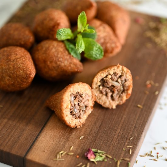 Order Kibbeh food online from Tarboosh Eatery store, Cleveland on bringmethat.com