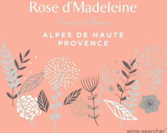 Order Rose D'Madeleine, Alpes de Haute Provence Rosé (2021) · 750 mL food online from House Of Wine store, New Rochelle on bringmethat.com