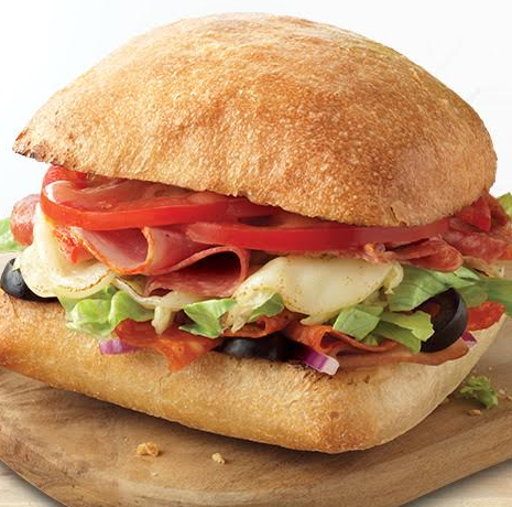 Order Little Italy Ciabatta Toastie food online from Quiznos - Main St. store, Houston on bringmethat.com