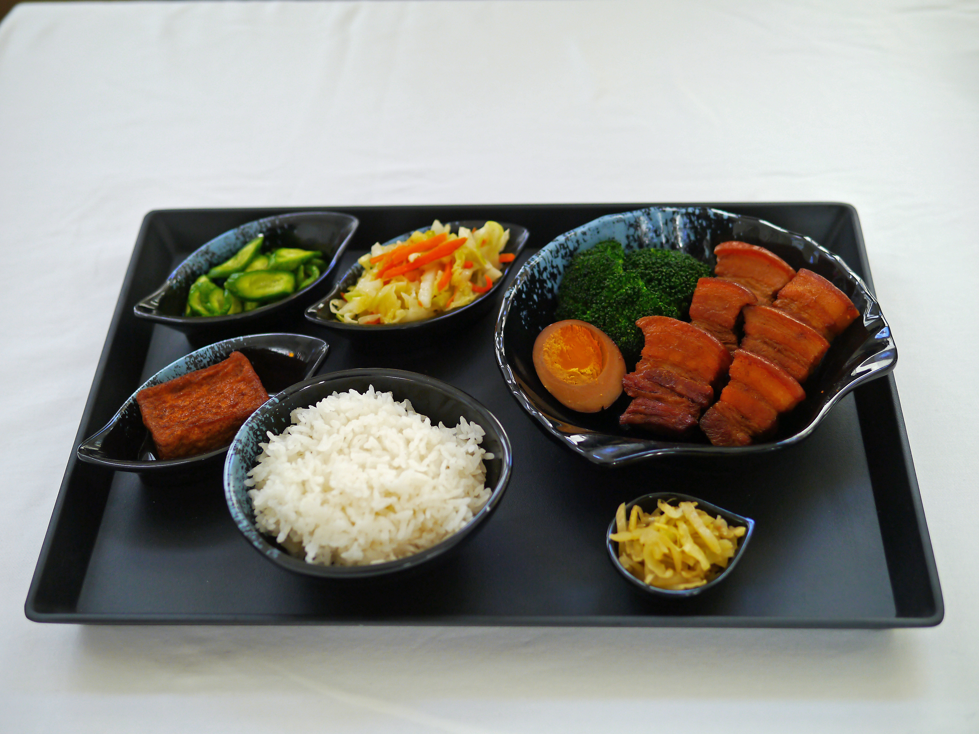 Order 9. Marinated Pork Belly Bento 控肉便當 food online from BD Cafe store, Chino on bringmethat.com