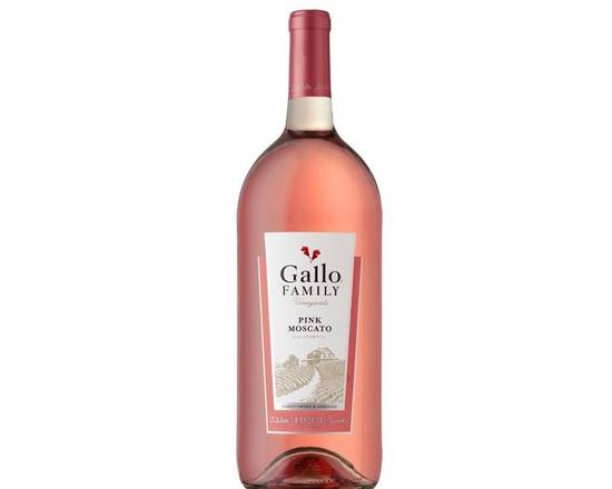 Order Gallo Family Pink Moscato, 1.5L bottle (9% ABV) food online from Central Liquor Market store, Los Angeles on bringmethat.com