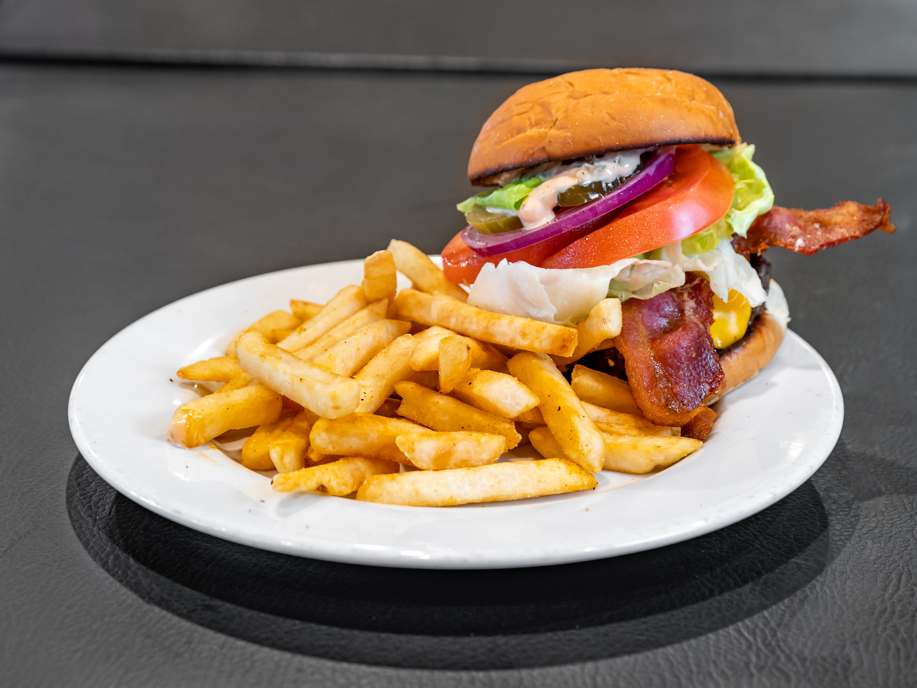 Order Bacon Cheeseburger food online from DiPiazzas store, Long Beach on bringmethat.com