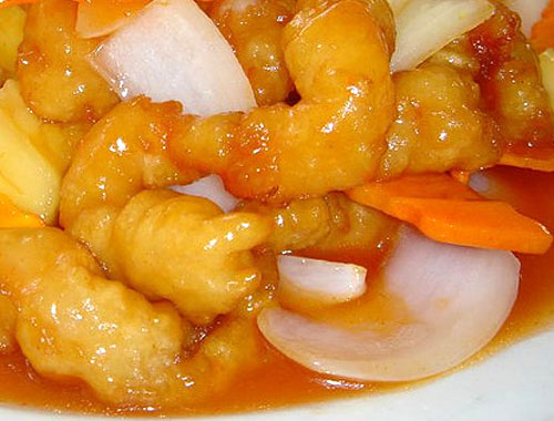 Order Large Orange Peel Shrimp food online from Kong Kitchen store, Atlanta on bringmethat.com
