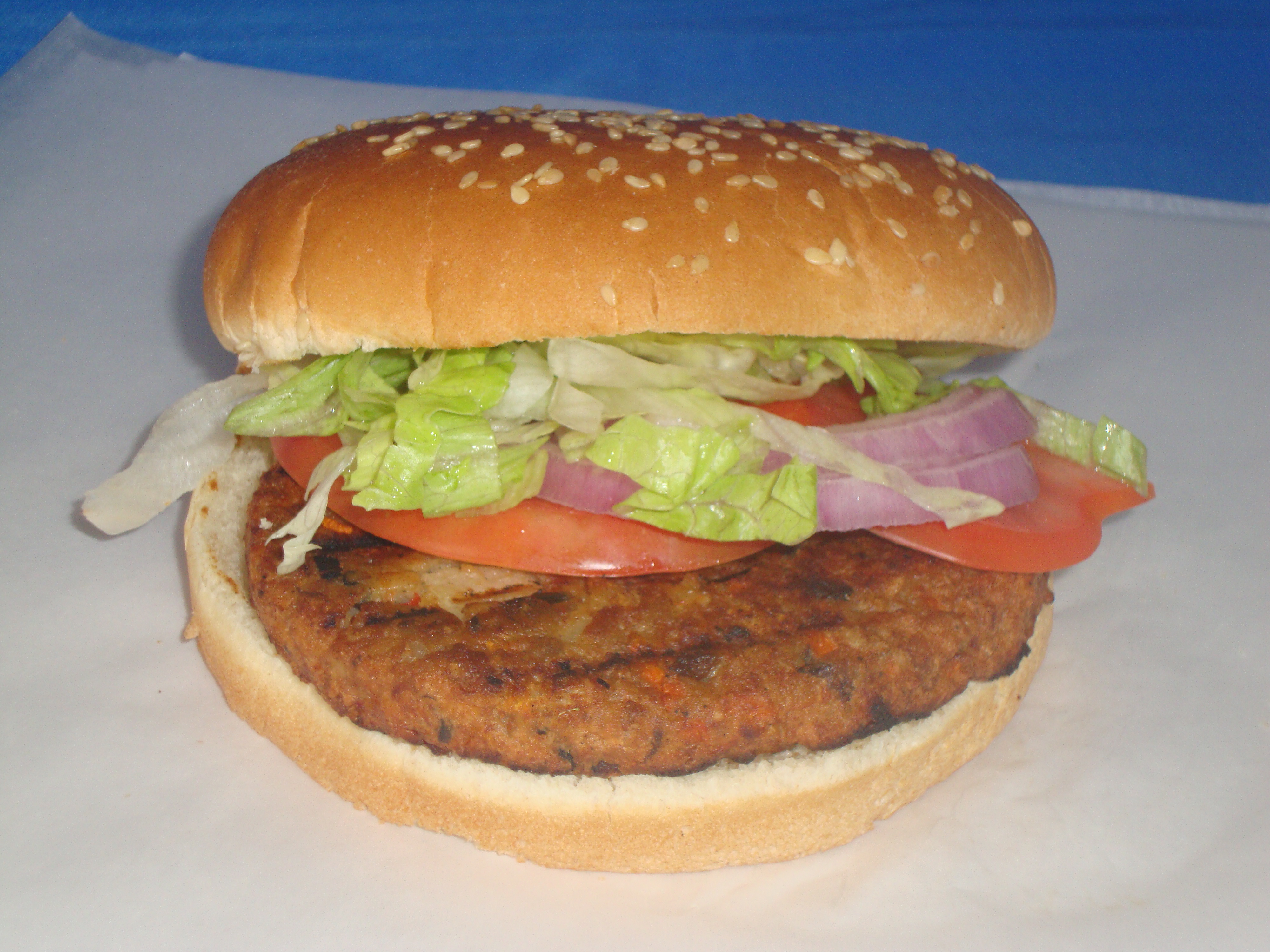 Order Garden Veggie Burger food online from Dear Franks store, Niles on bringmethat.com