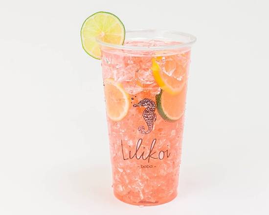 Order Pink Lemonade food online from Lilikoi Boba store, Cupertino on bringmethat.com