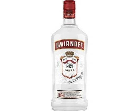 Order Smirnoff, 1.75L vodka (40.0% ABV) food online from NEWBRIDGE WINES & SPIRITS CORP store, Levittown on bringmethat.com