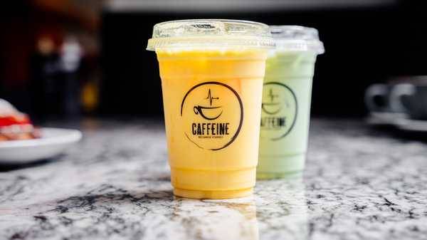 Order Turmeric Latte food online from Caffeine store, Lakewood on bringmethat.com