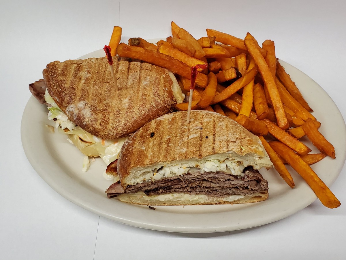 Order Newith Yorker Panini Sandwich food online from Sunrise Diner store, Roselle Park on bringmethat.com
