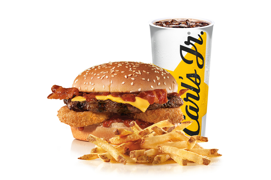 Order Western Bacon Cheeseburger Combo food online from Carl Jr store, Scotts Valley on bringmethat.com