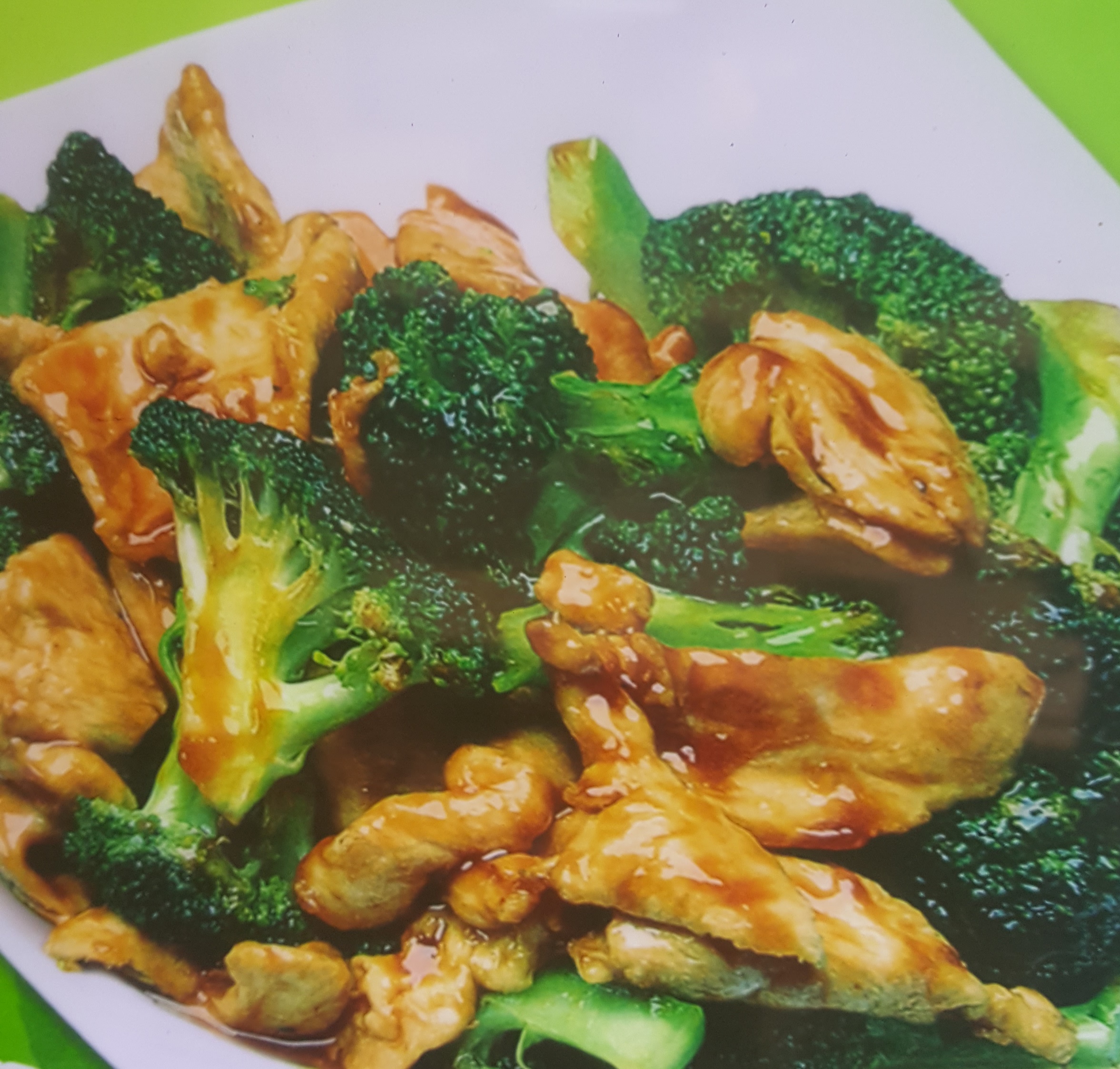 Order Chicken with Broccoli Combo Plate food online from City Dragon store, Greensboro on bringmethat.com