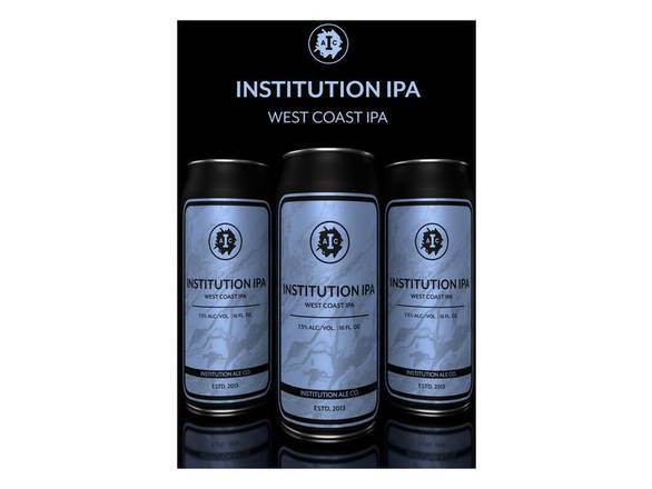 Order Institution Ale Co. West Coast IPA - 4x 16oz Cans food online from Southwest Liquor store, Thousand Oaks on bringmethat.com