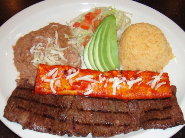 Order Tampiquena Platter food online from Taco Dale store, Aurora on bringmethat.com