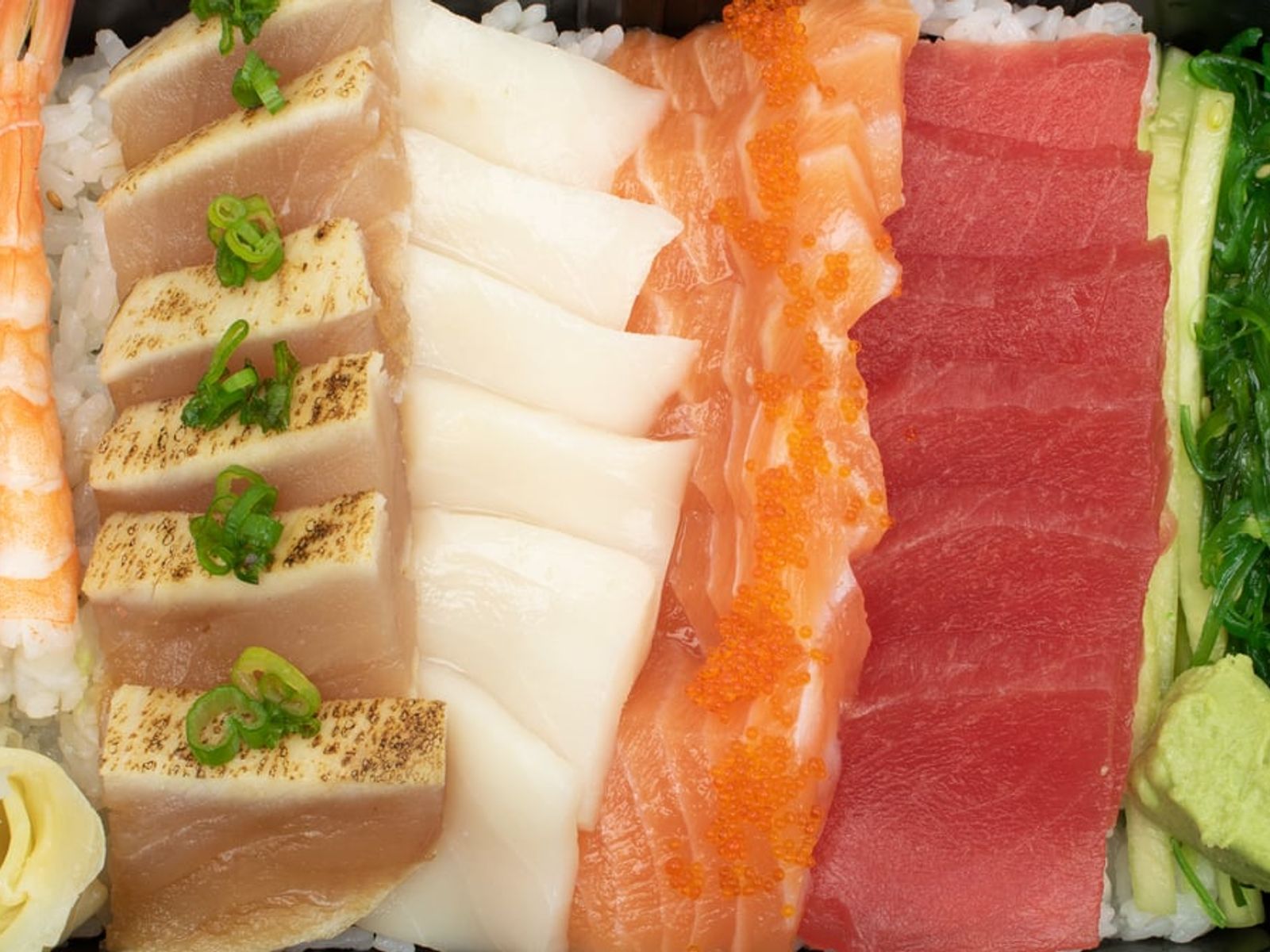 Order Sashimi Combo food online from Momiji Sushi Restaurant store, Salem on bringmethat.com