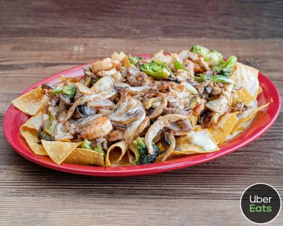 Order Nachos Supreme food online from Cowboys Mexican Grill store, Asheville on bringmethat.com