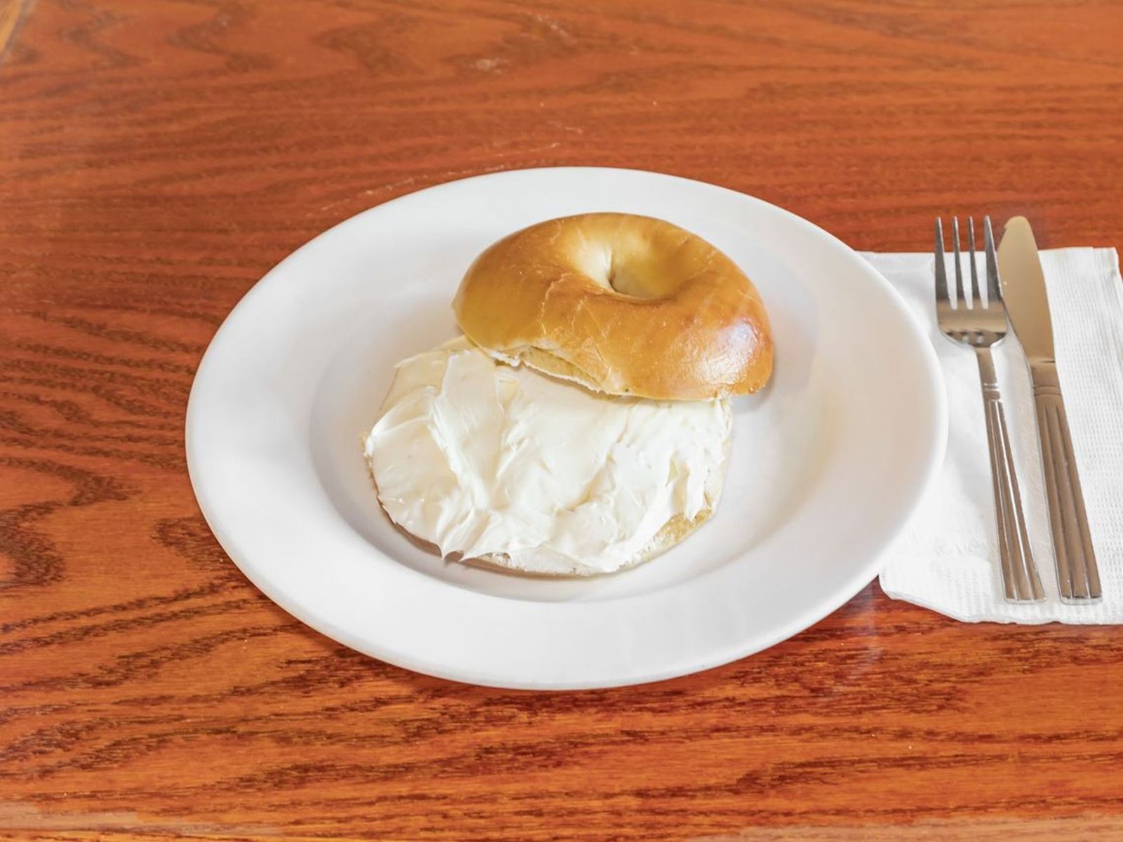 Order Bagel Cream Cheese food online from Bus stop cafe store, New York on bringmethat.com