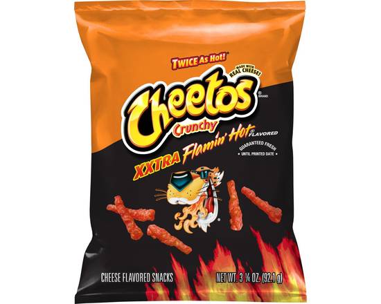 Order Cheetos Crunchy Xxtra Flamin Hot 3.25oz food online from Rocket store, Denver on bringmethat.com