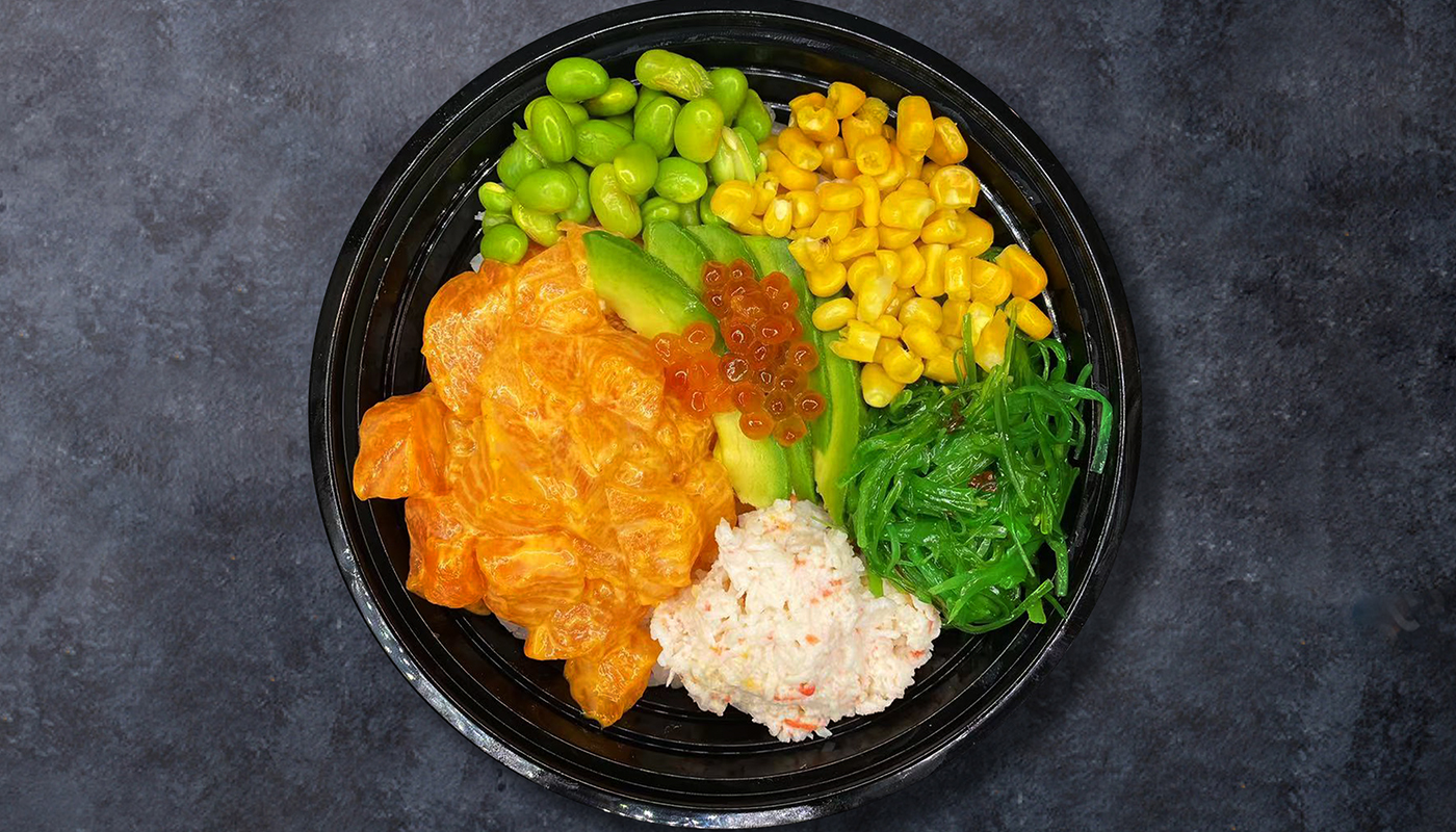 Order 63. Salmon Poke   food online from Ky Sushi store, Irvine on bringmethat.com