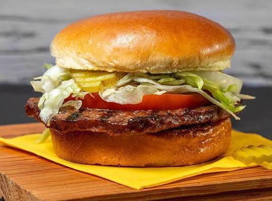 Order Single Burger food online from Big Deal Burger store, Solvang on bringmethat.com